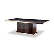 Black Crocodile & Rosegold Dining Table VG365