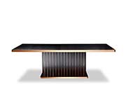 Black Crocodile & Rosegold Dining Table VG365