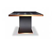 Black Crocodile & Rosegold Dining Table VG365