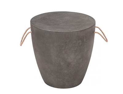 Modern Accent Cement Stool Z757