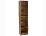 Unique Furniture Narrow Walnut Bookcase 1672