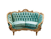 Red Velvet Provincial Sofa 634
