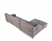 Gray Microfiber Sectional Sofa AE15