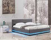 Gray Bed with Led Lights AE022