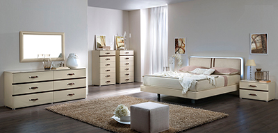 Beige Bed EF Anetta