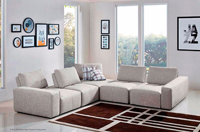 Fabric Modular Sectional sofa DS Jazze