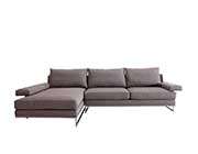 Gray Fabric Sectional Sofa ARL Veena