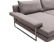 Gray Fabric Sectional Sofa ARL Veena