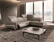 Italian Leather Sectional Sofa in Honey JM Stream