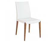 White Side Chair Set of 2 Estyle 840