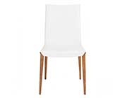 White Side Chair Set of 2 Estyle 840