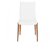 White Side Chair Set of 2 Estyle 840