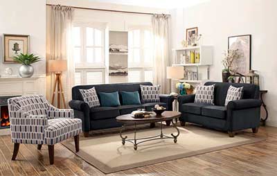 Graphite Fabric Sofa set CO 404