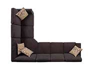 Chocolate Sectional Sofa sleeper CO 450
