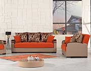 Prada Sofa Full Size Sleeper in Orange