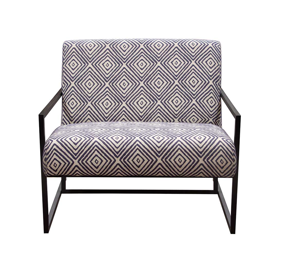 Geometric Pattern Accent Chair DS Deluxe Accent Seating