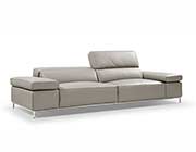 Grey leather sofa NJ 800