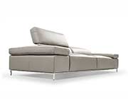 Grey leather sofa NJ 800