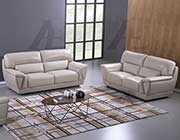 Dark Tan Leather Sofa set AE 99