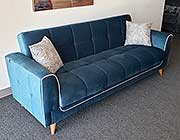 Blue Fabric Sofa Bed Armand