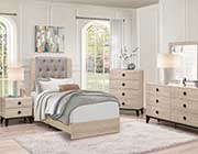 Gray Tufted Bed Collection 524