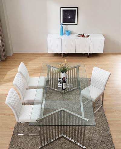 Modern Dining Glass Table