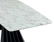 Marble Top Extendable Dining Table EF 251