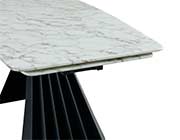 Marble Top Extendable Dining Table EF 251