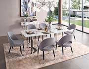 Silver Marble Dining Table EF 131