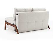 Fabric Sofa bed in Dark wood IL 878