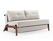 Fabric Sofa bed in Dark wood IL 878