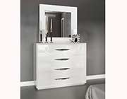 White Modern Bed EF Caren