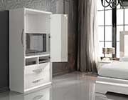 White Modern Bed EF Caren