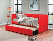 Red Fabric Daybed HE 969