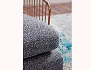 Gray Fabric Down Filled Accent Chair AE 25