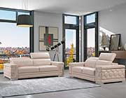 Dark Gray Leather Sofa set GU 92