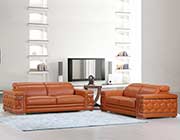 Dark Gray Leather Sofa set GU 92