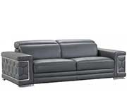 Dark Gray Leather Sofa set GU 92