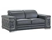 Dark Gray Leather Sofa set GU 92