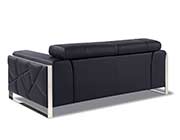 Black Leather Sofa set GU 03