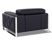 Black Leather Sofa set GU 03