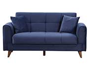 Blue Fabric Sofa Bed Astra