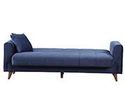 Blue Fabric Sofa Bed Astra