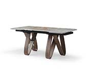 Wenge Table with Marble Top EF 086