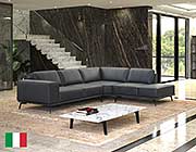 Dark Gray Sectional Sofa EF Rockfeller