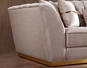 Cream Fabric Sofa  Margaret