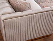 Cream Fabric Sofa  Margaret