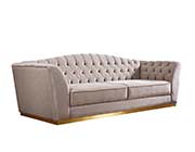 Cream Fabric Sofa  Margaret
