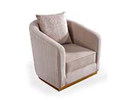 Cream Fabric Sofa  Margaret