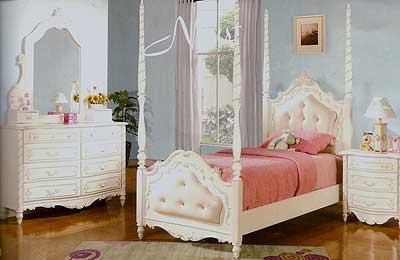Pearl White Youth Bed AC 995